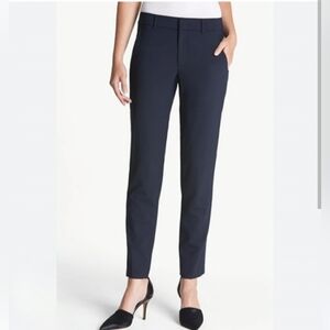 VINCE. Wool Tuxedo Side Strapping Strap Black Slim Pants Trousers 4